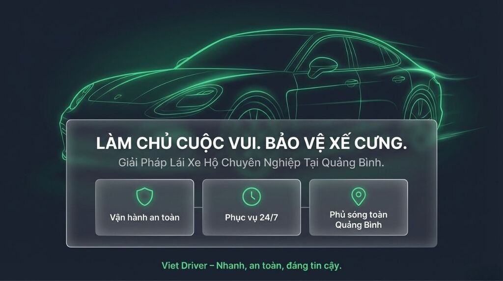 Dịch vụ lái xe hộ Quảng Bình uy tín, có mặt ngay & an toàn nhất Dịch vụ lái xe hộ Quảng Bình uy tín, có mặt ngay & an toàn nhất