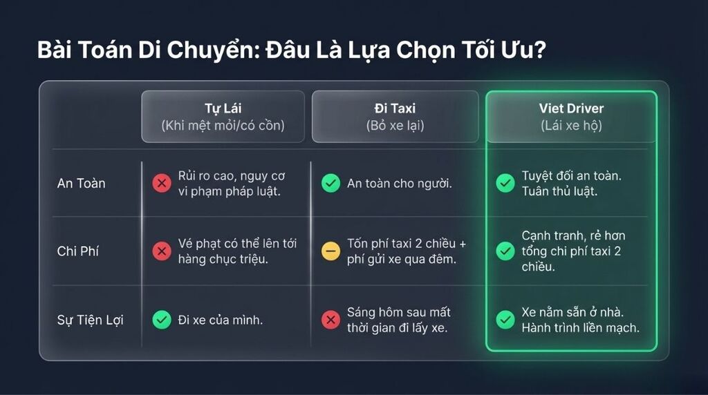Lợi ích thực tế khi sử dụng dịch vụ lái xe hộ Quảng Bình tại Viet Driver Lợi ích thực tế khi sử dụng dịch vụ lái xe hộ Quảng Bình tại Viet Driver