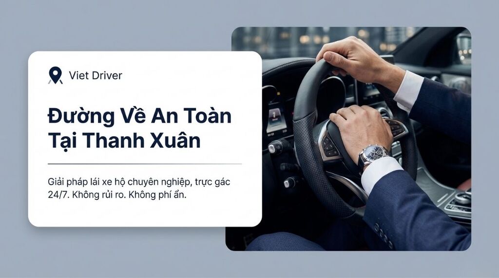 Dịch vụ lái xe hộ Thanh Xuân của Viet Driver an toàn mọi nẻo đường Dịch vụ lái xe hộ Thanh Xuân của Viet Driver an toàn mọi nẻo đường
