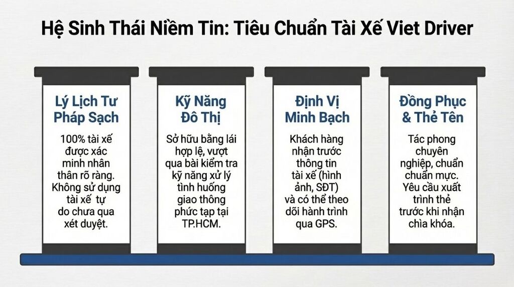 Những lý do nên chọn Viet Driver làm đối tác dịch vụ lái xe hộ TPHCM Những lý do nên chọn Viet Driver làm đối tác dịch vụ lái xe hộ TPHCM