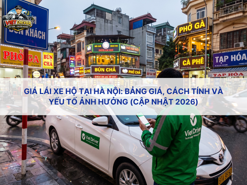 Tài xế Viet Driver có mặt sau 15 phút tại điểm đón nội thành Hà Nội Tài xế Viet Driver có mặt sau 15 phút tại điểm đón nội thành Hà Nội