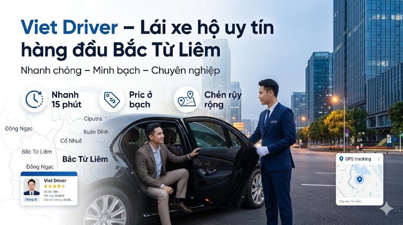 Viet Driver là thương hiệu dịch vụ lái xe hộ chuyên nghiệp