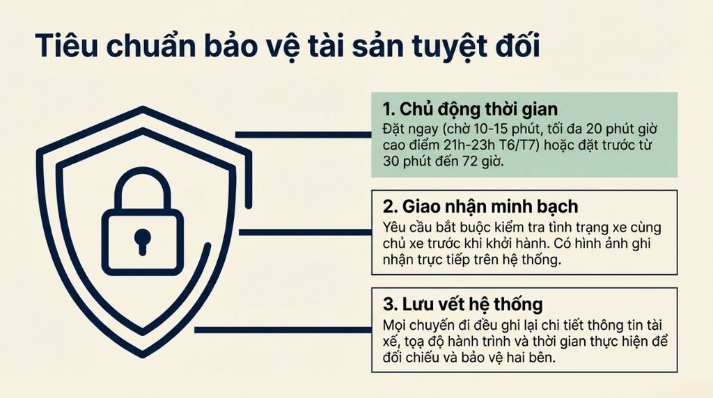 Tiêu chuẩn bảo vệ tài sản khi sử dụng dịch vụ thuê lái xe hộ Cầu Giấy Tiêu chuẩn bảo vệ tài sản khi sử dụng dịch vụ thuê lái xe hộ Cầu Giấy