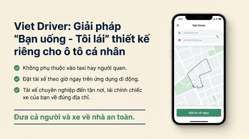 Viet Driver – Giải pháp lái xe hộ Cầu Giấy hàng đầu qua ứng dụng thông minh Viet Driver – Giải pháp lái xe hộ Cầu Giấy hàng đầu qua ứng dụng thông minh