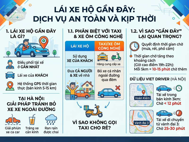 Lái xe hộ gần đây giúp đưa cả người và xe về nhà an toàn, nhanh chóng nhờ định vị GPS Lái xe hộ gần đây giúp đưa cả người và xe về nhà an toàn, nhanh chóng nhờ định vị GPS