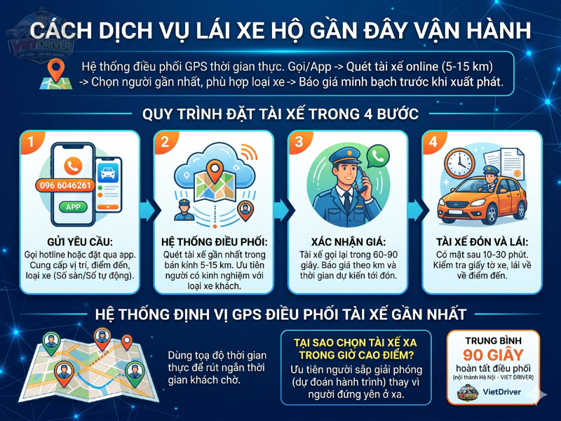 Viet Driver sử dụng GPS điều phối tài xế nhanh chóng. Quý Khách luôn nhận báo giá minh bạch trước mỗi hành trình Viet Driver sử dụng GPS điều phối tài xế nhanh chóng. Quý Khách luôn nhận báo giá minh bạch trước mỗi hành trình