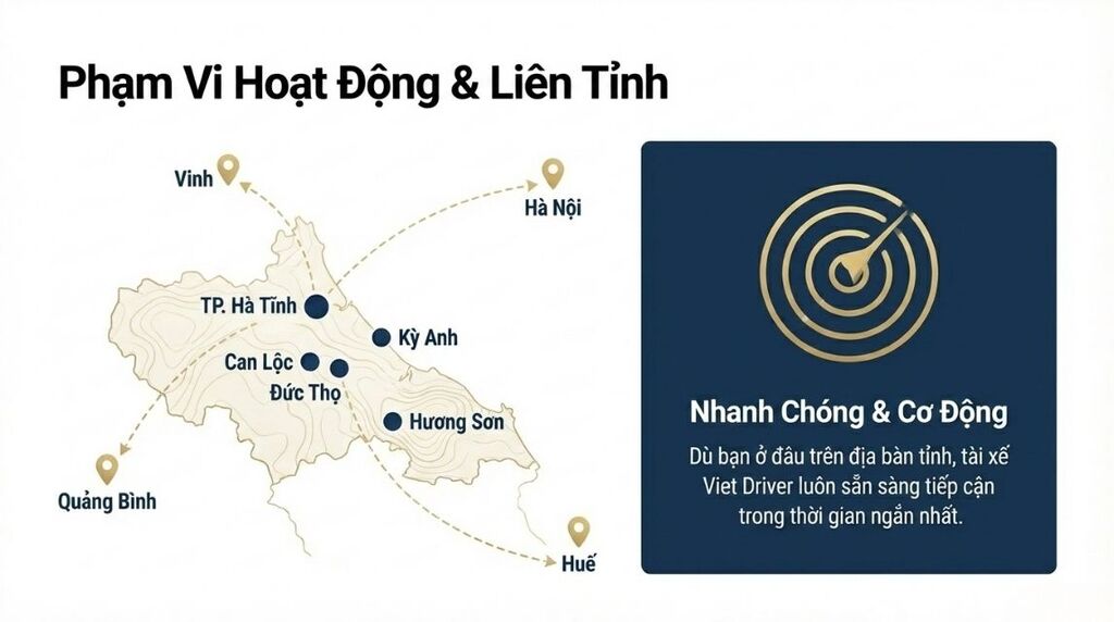 Viet Driver – Đơn vị tiên phong cung cấp dịch vụ lái xe hộ tại Hà Tĩnh Viet Driver – Đơn vị tiên phong cung cấp dịch vụ lái xe hộ tại Hà Tĩnh