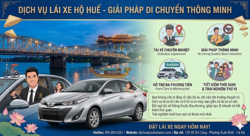 Dịch vụ lái xe hộ Huế là gì?