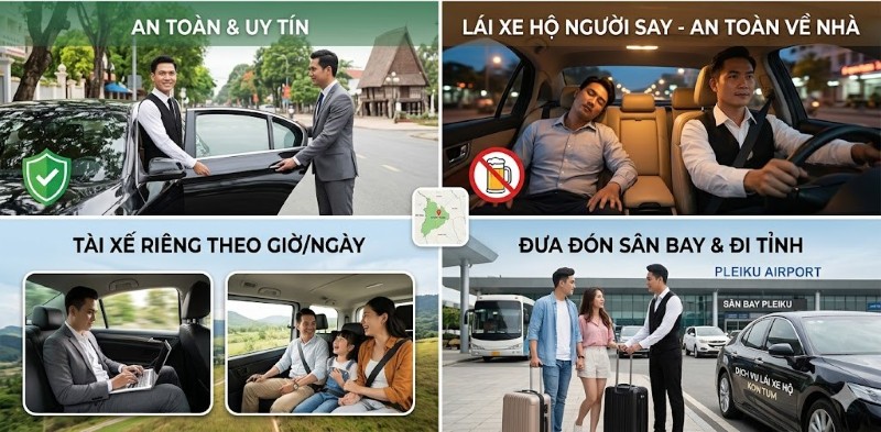 Lợi ích vượt trội khi sử dụng dịch vụ lái xe hộ tại Kon Tum