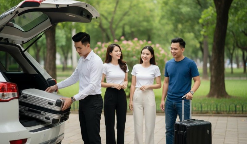 Dịch vụ lái xe hộ đưa đón khách đến sân bay hoặc bến tàu