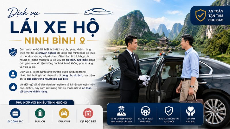 Dịch vụ lái xe hộ Ninh Bình Dịch vụ lái xe hộ Ninh Bình
