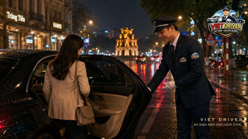 Dịch vụ lái xe hộ Viet Driver hỗ trợ khách hàng khi trời mưa Dịch vụ lái xe hộ Viet Driver hỗ trợ khách hàng khi trời mưa