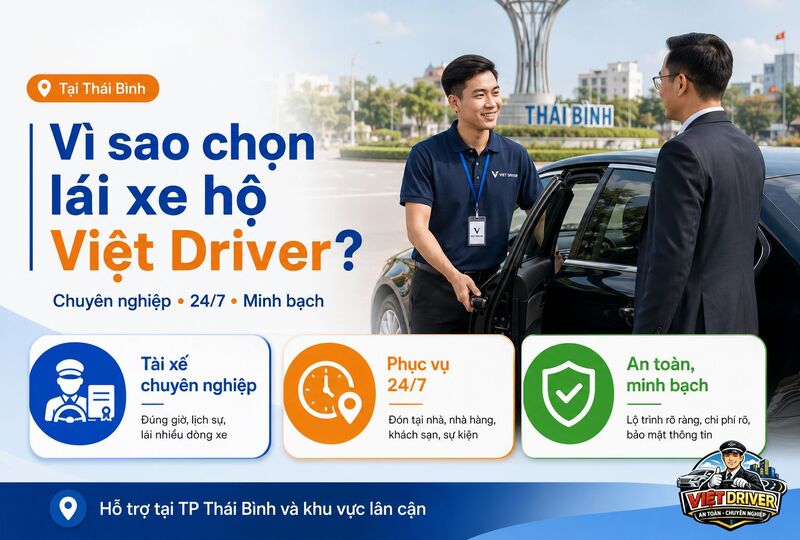 Tại sao nên chọn dịch vụ lái xe hộ của Việt Driver Tại sao nên chọn dịch vụ lái xe hộ của Việt Driver