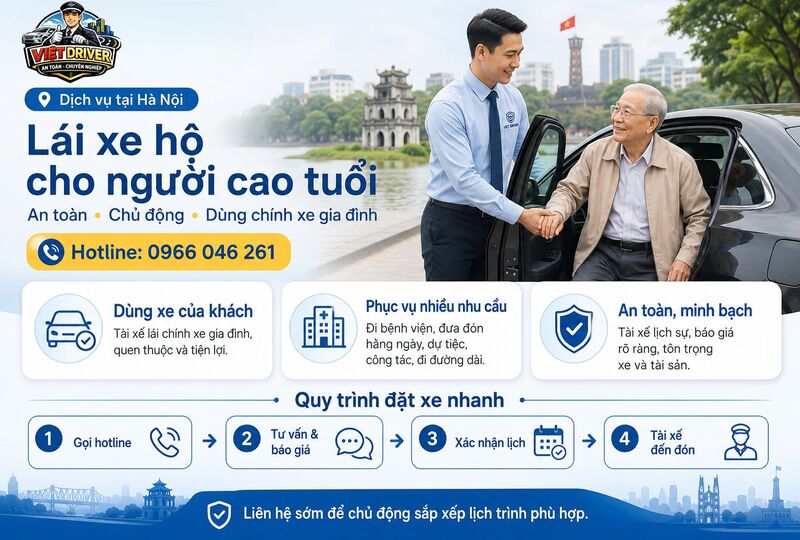 Dịch vụ lái xe hộ Việt Driver - Giải pháp tin cậy tại Hà Nội Dịch vụ lái xe hộ Việt Driver - Giải pháp tin cậy tại Hà Nội